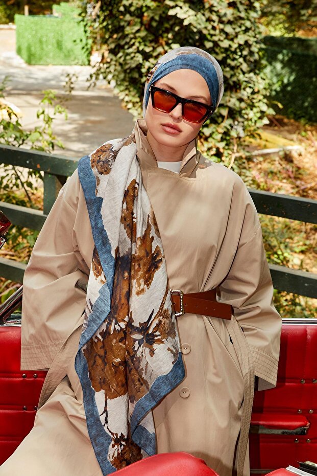 Summer Şal | Ay Mavisi - 3