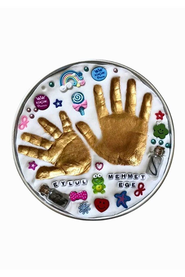 Baby Hand and Footprint Set, White (Original Product)