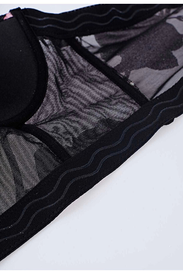 Çiçek Desen Büstiyer - 6