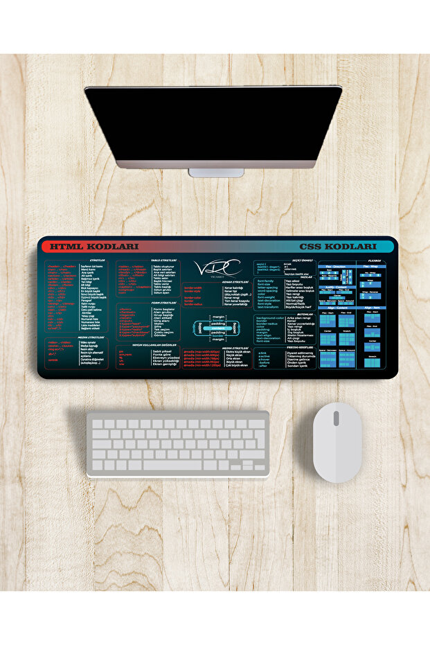 Css - Html & Python Kodları Mousepad 80x40 2'li Fırsat - 4
