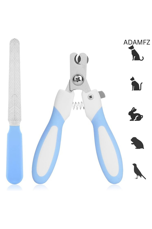 Pet Nail Clipper with Scissors & File | Professional Grooming Tool for Dogs & Cats
