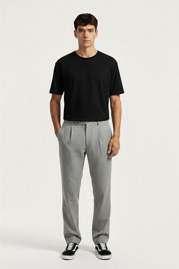 Μπλουζάκι Unisex Basic Oversize Crew Neck - 1