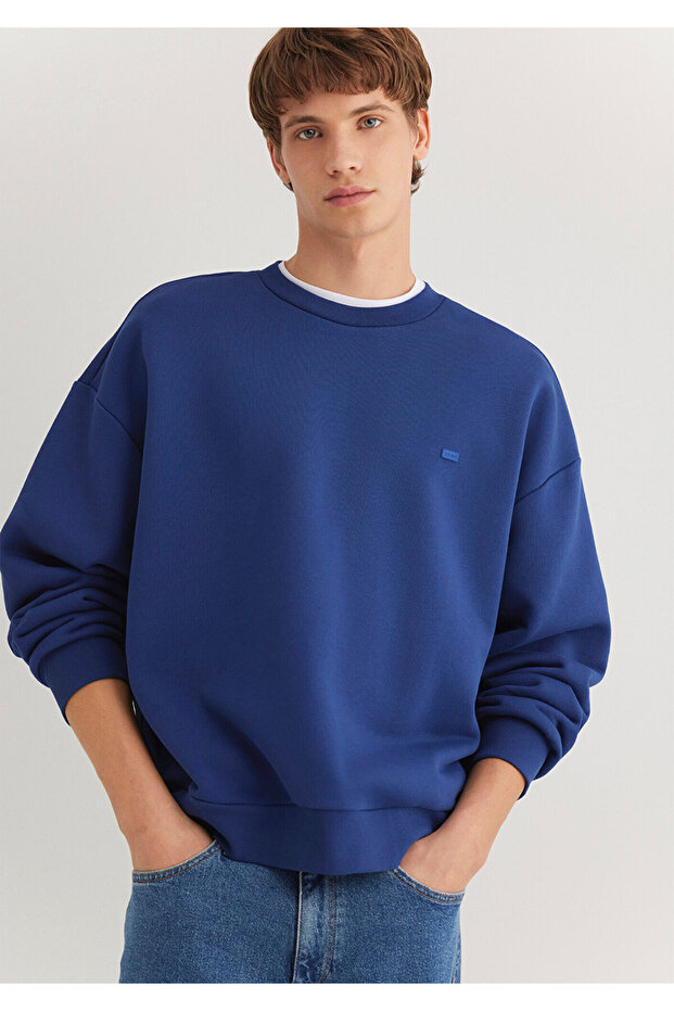 Bisiklet Yaka Basic Sweatshirt 0S10348-70722 - 2