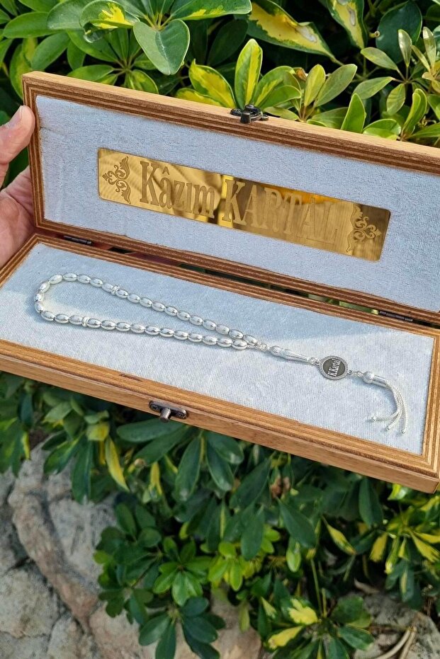 Sevdiklerinize Özel İsimli Gümüş Bilek Boy Basic Tesbih - 6