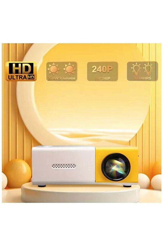 Smart Mini Projector High Resolution Projector 1080p Universal Compatble Ps5/iphone/android/hdmi/usb - 2
