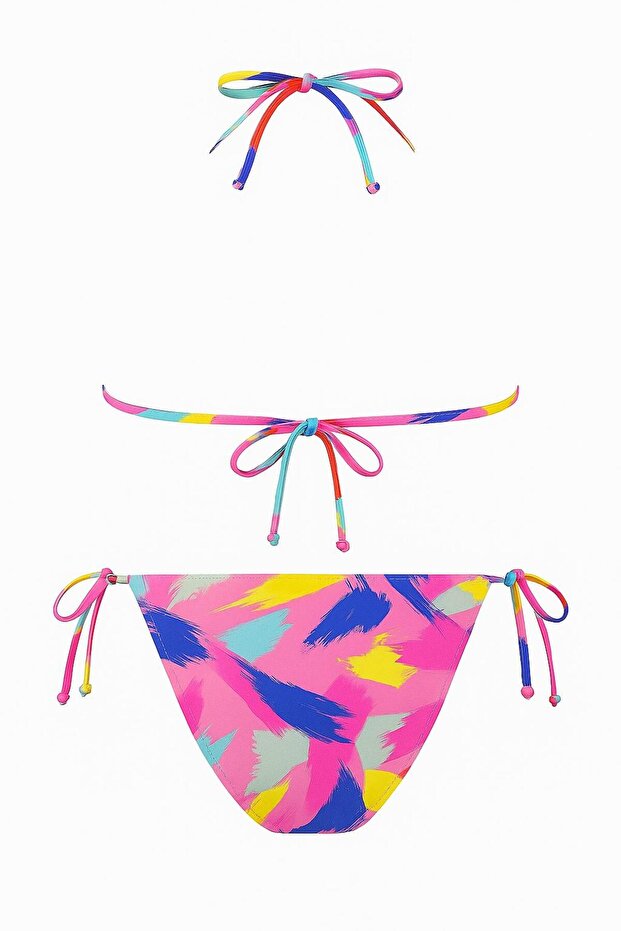 Triangle String Bikini Set - 4