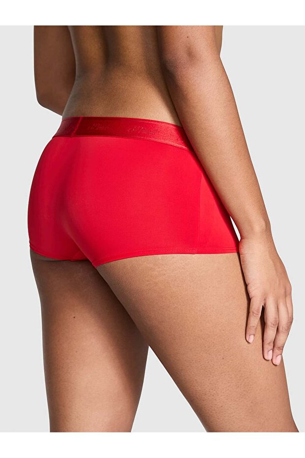 Mikro Logolu Boyshort Külot - 2