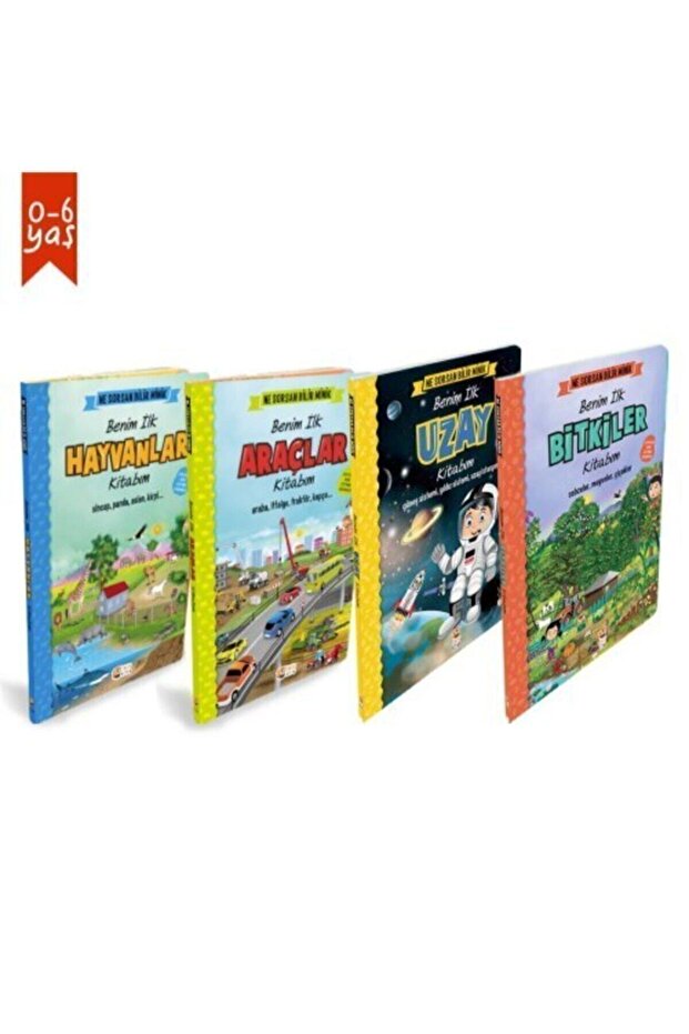 What Do You Know Little One Set - My First Space / Plants / Animals / Vehicles Book