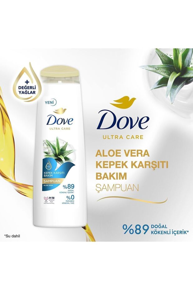 ŞAMPUAN KEP.KAR. ALOE VERA 400ML 3 ADET - 3