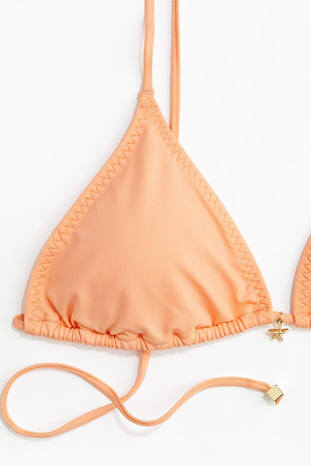 Dolgulu Üçgen Bikini Üstü - 7