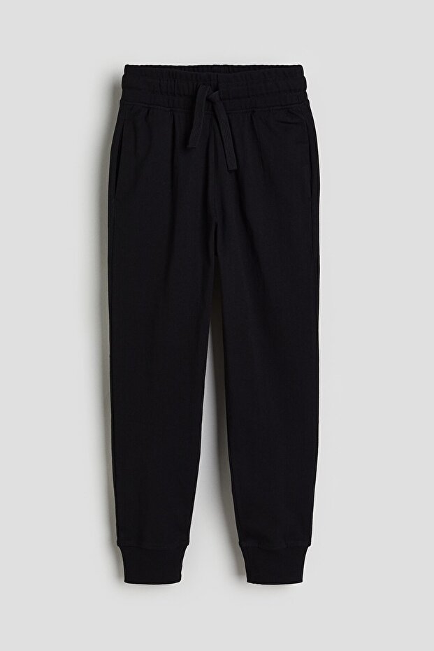 Pamuklu Jarse Jogger Pantolon - 1