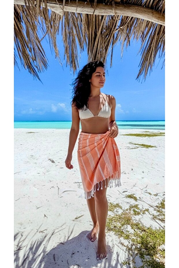 Natural Peshtemal & Beach Towel & Gift & Bath Towel