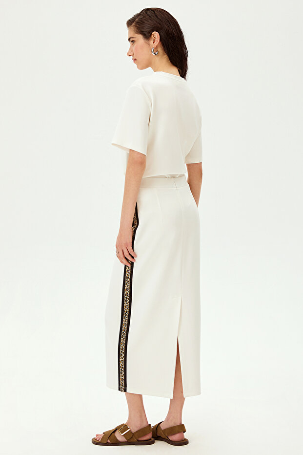 Midi Regular Örme Etek - 3