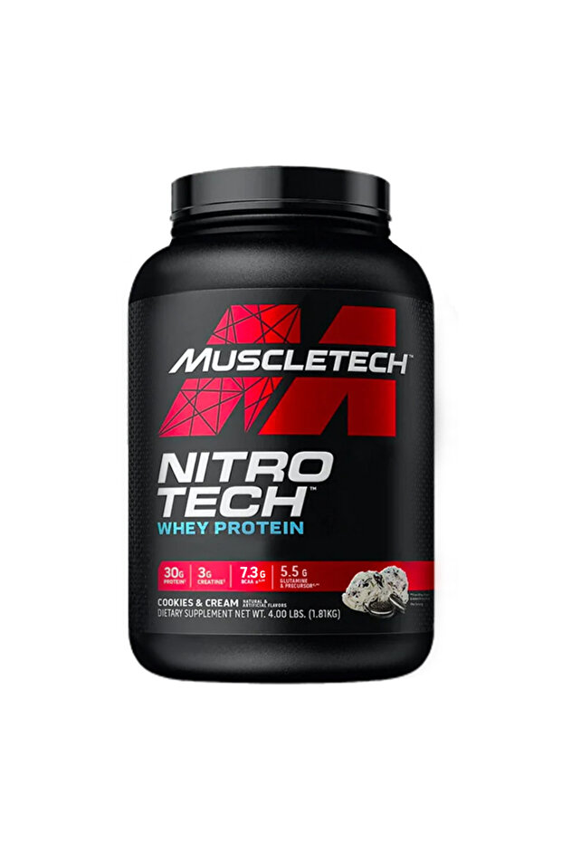 Nitro-Tech Whey Protein 1814 Gr - Kurabiye - 1