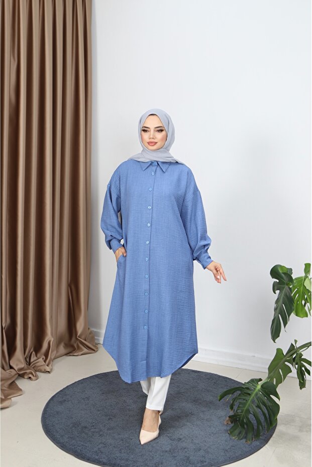 تونيك طويل بأزرار - 2