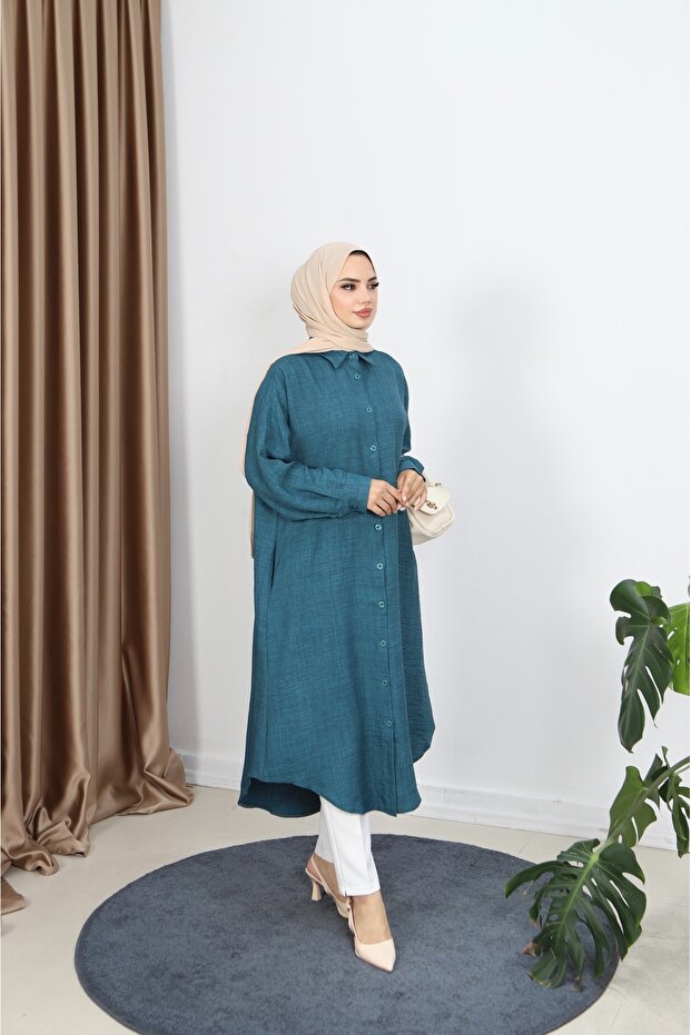 تونيك طويل بأزرار - 2