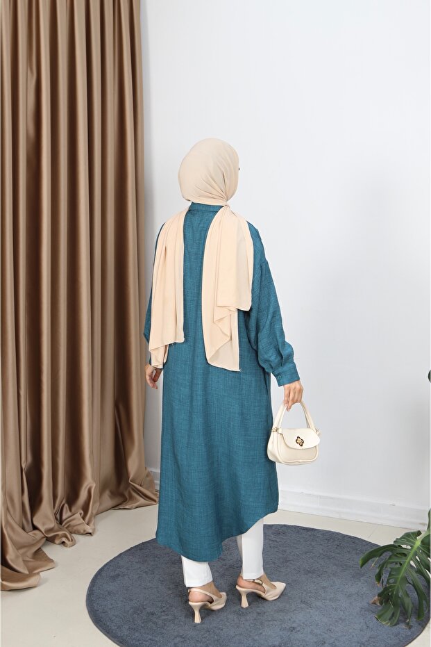 تونيك طويل بأزرار - 5