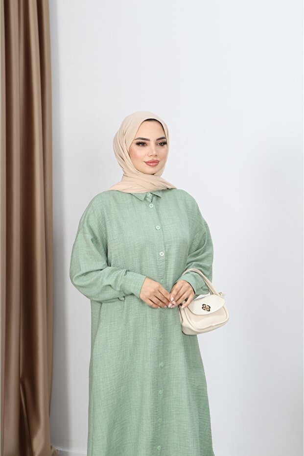 تونيك طويل بأزرار - 3