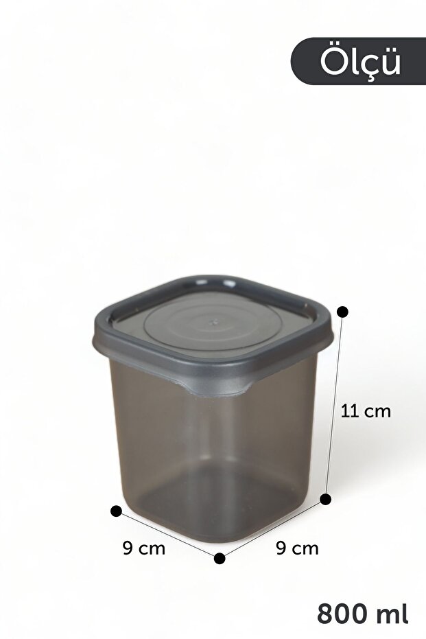 Set of 20 Original Shelf and Lid Food Pulses Spice Storage Container Box 20x800ML Yellow-Y - 3
