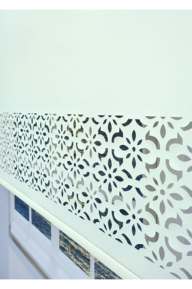 Lazer Stor Perde - Ekru - Kalın Mat Model - 5