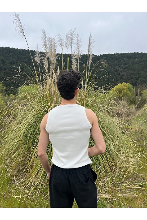 Premium Fitilli Erkek Atlet Tank Top – Basic Total Atlet - 3
