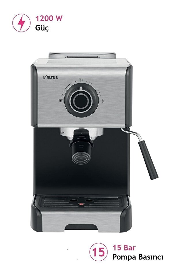 Built-In Milk Frothing 15 Bar Al 4933 Es Espresso Machine - 3