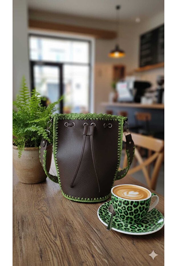 Leather Cylinder Bag
