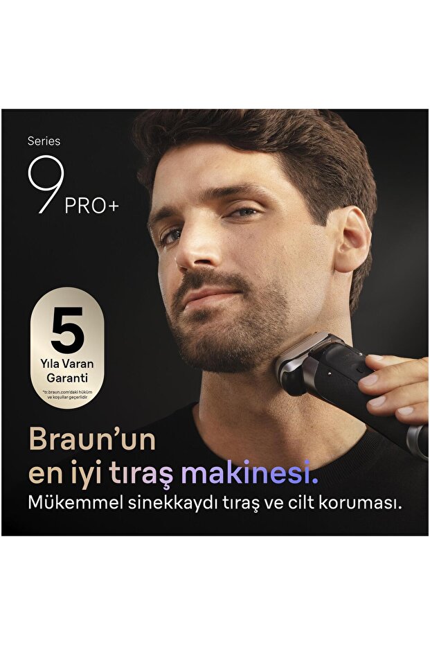Series 9 PRO+ Elektrikli Tıraş Makinesi, Islak ve Kuru, SmartCare Merkezi, 9675CC - 2