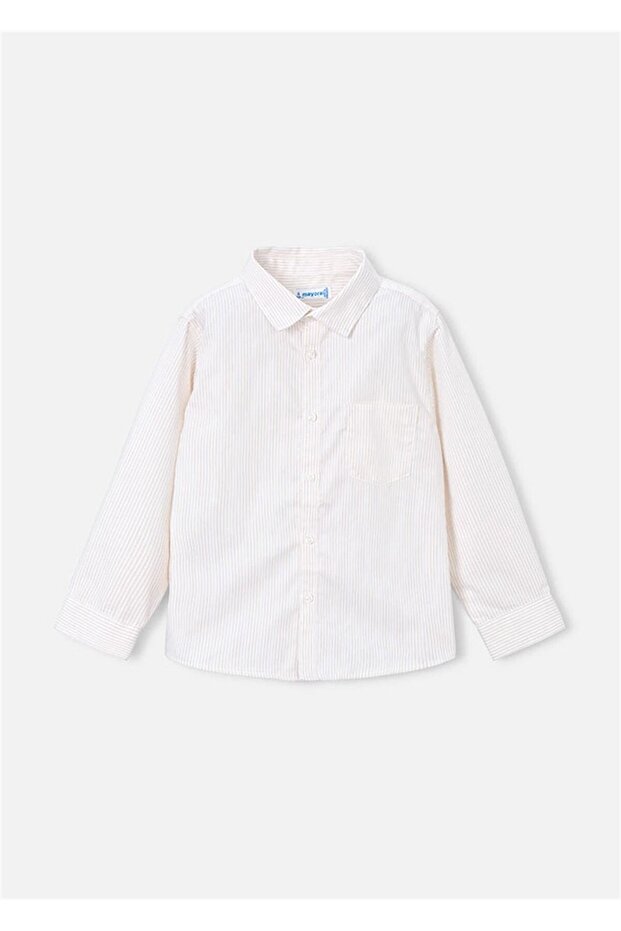 Erkek Çocuk Basic Gömlek Krem 146 - 1