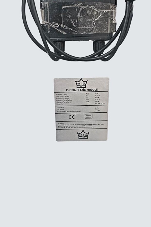 75 W Monokristal Güneş Paneli ORT75P-K - 3