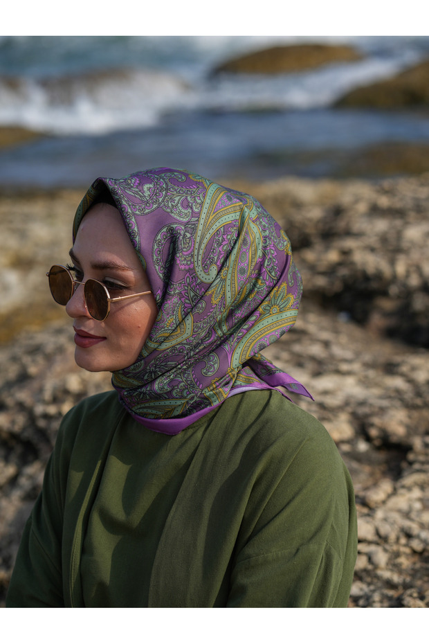 AÇELYA DESEN SOFT EŞARP - 2