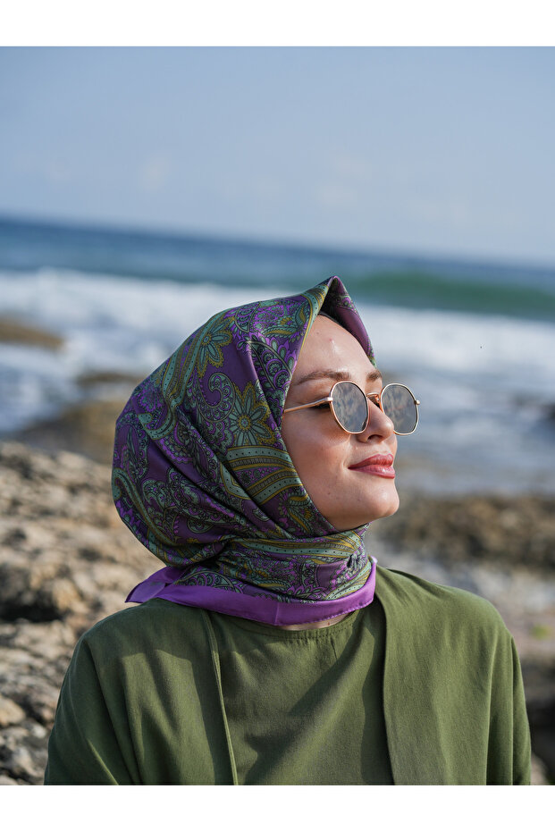 AÇELYA DESEN SOFT EŞARP - 3