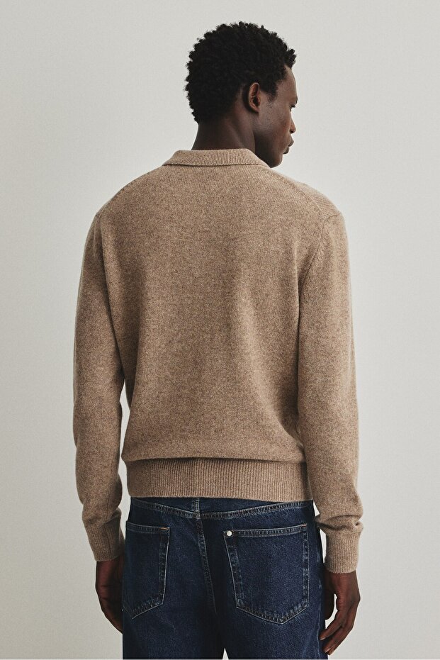 Yün Polo Üst Regular Fit - 4
