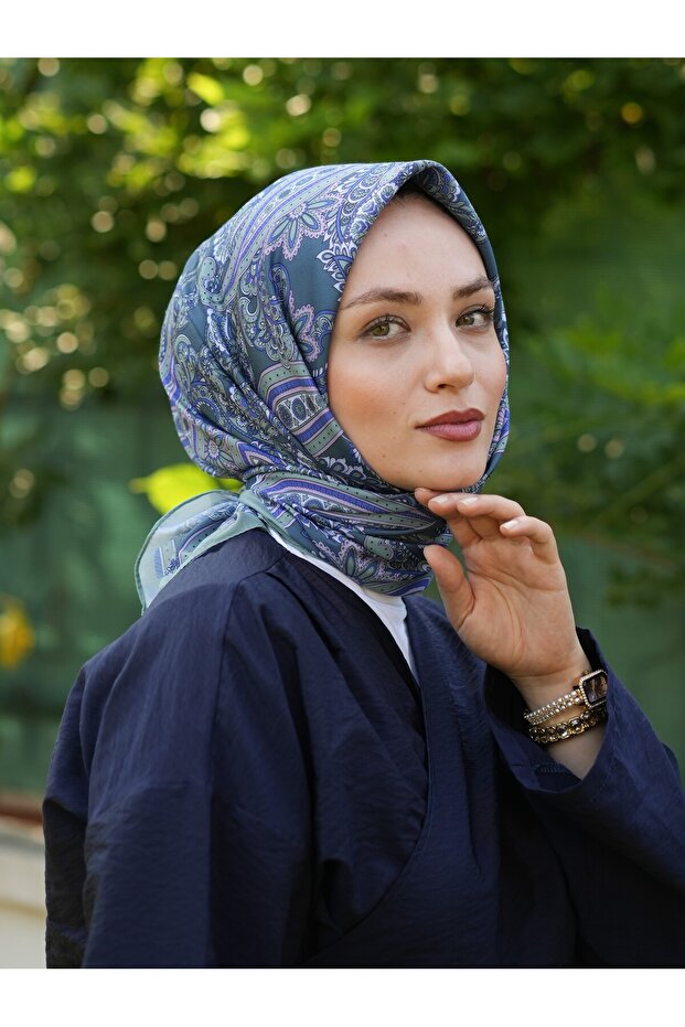 AÇELYA DESEN SOFT EŞARP - 1