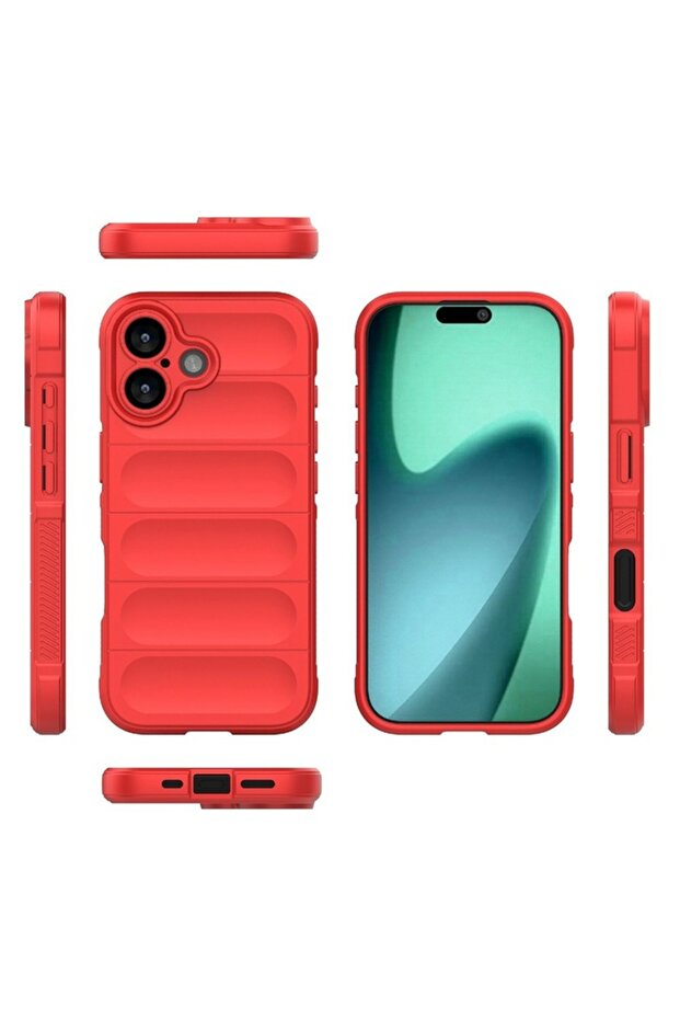 iPhone 17 Case, I22, Polyurethane, Red - 3