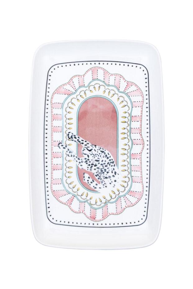 طبق تقديم مستطيل Spring، مقاس 33×21 سم - SPR0014 - 1