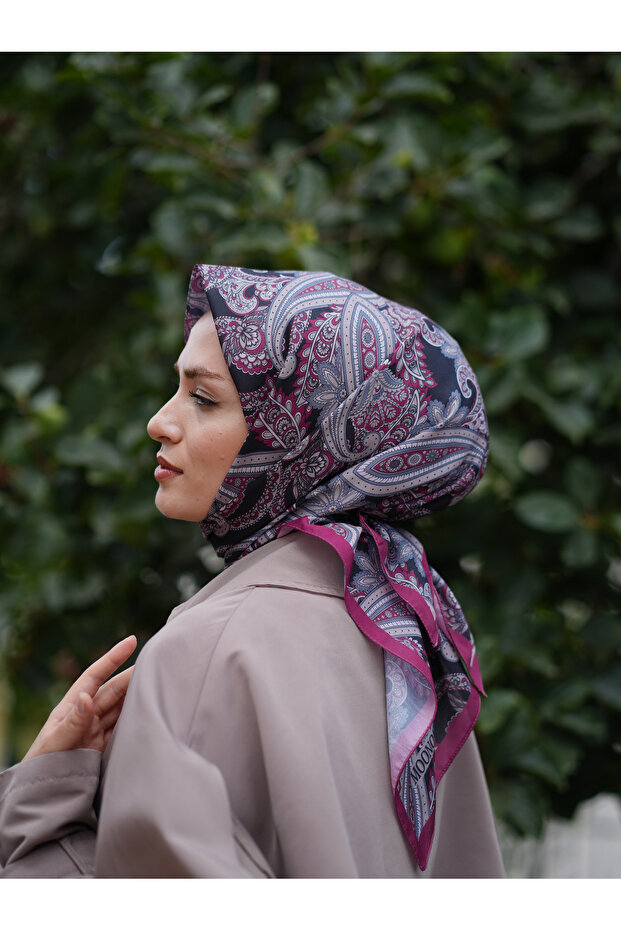 Acelya Pattern Soft Scarf - 1