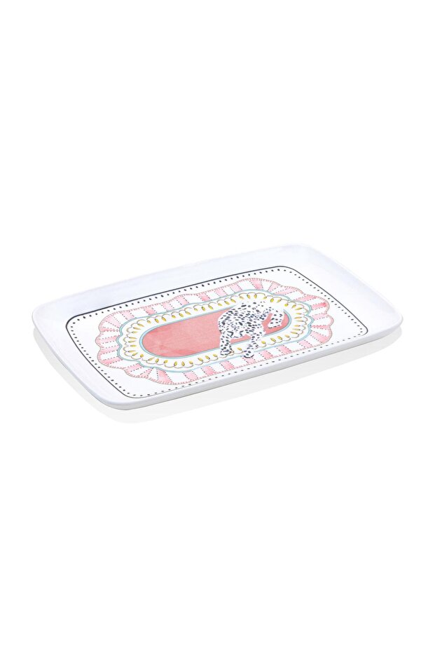 طبق تقديم مستطيل Spring، مقاس 33×21 سم - SPR0014 - 2