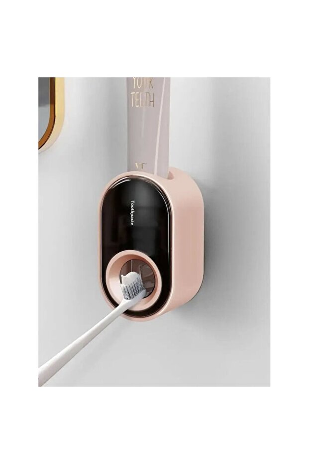 Toothpaste Dispenser with Double Adhesive Wall Mount - 3