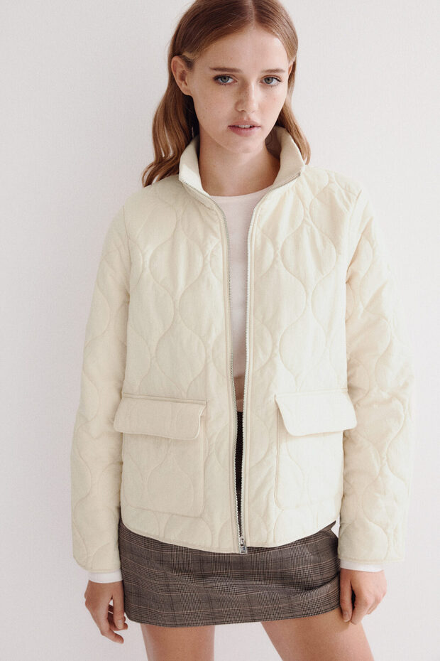 Kapitone Oversize Ceket - 3