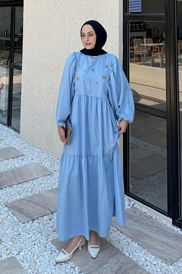 Summer Elica Dress Baby Blue