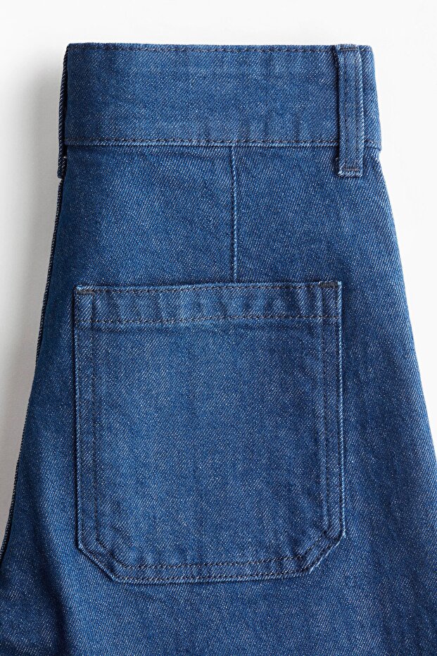 Wide High Ankle Jeans - 6