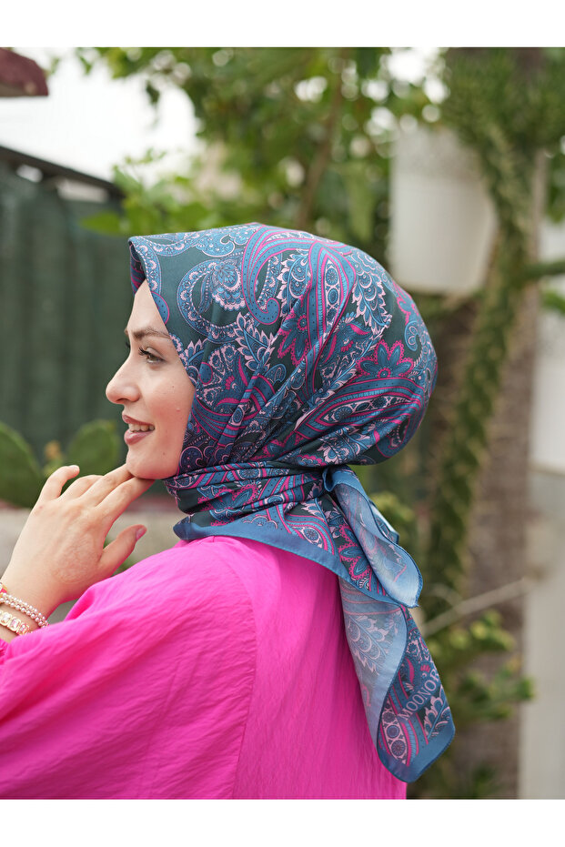 Acelya Pattern Soft Scarf - 1