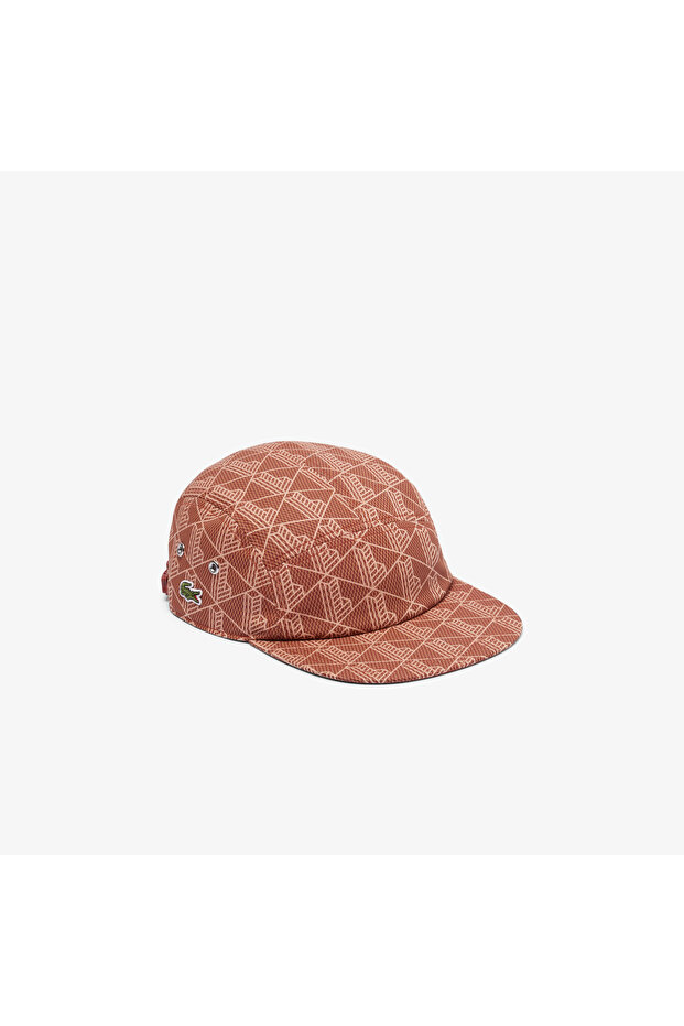 Unisex Monogram Kahverengi Şapka - 1