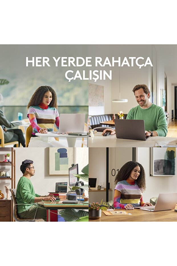 MX Anywhere 3S Kompakt 8000 DPI Optik Sensörlü Sessiz Bluetooth Kablosuz Mouse, Beyaz 910-006930 - 5