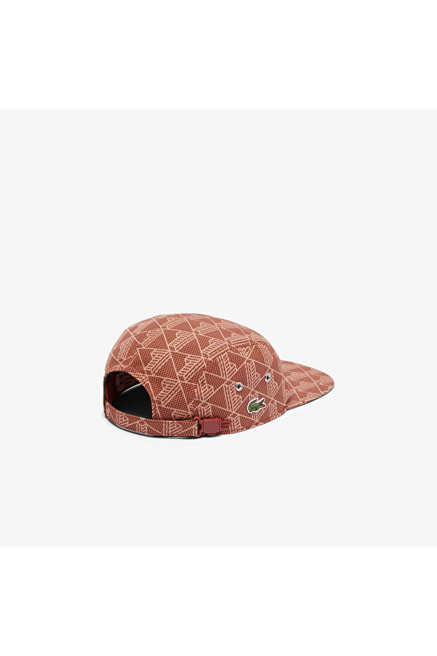 Unisex Monogram Kahverengi Şapka - 3