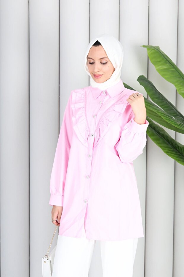 FIRFIR DETAYLI GÖMLEK - 3