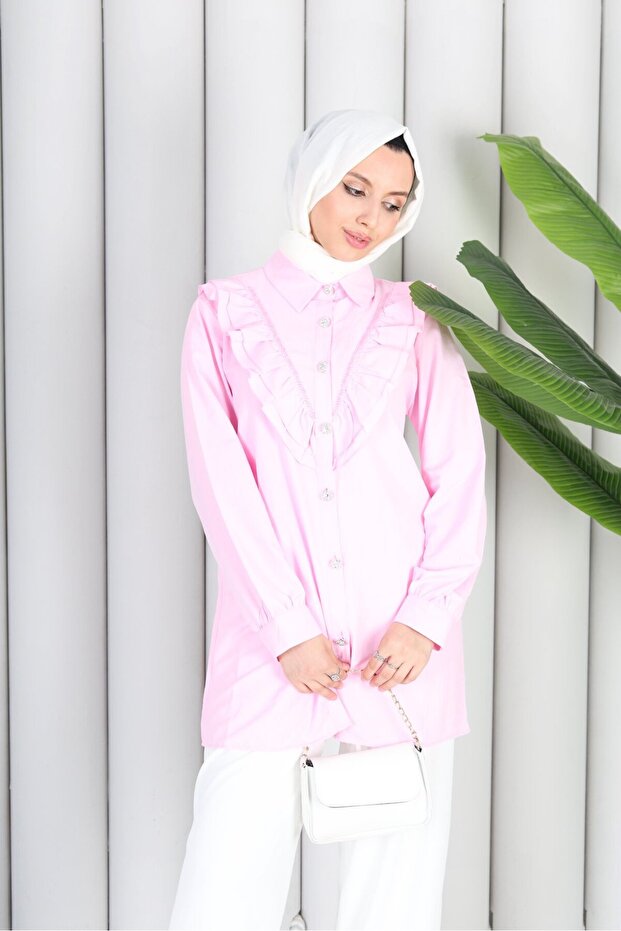 FIRFIR DETAYLI GÖMLEK - 4