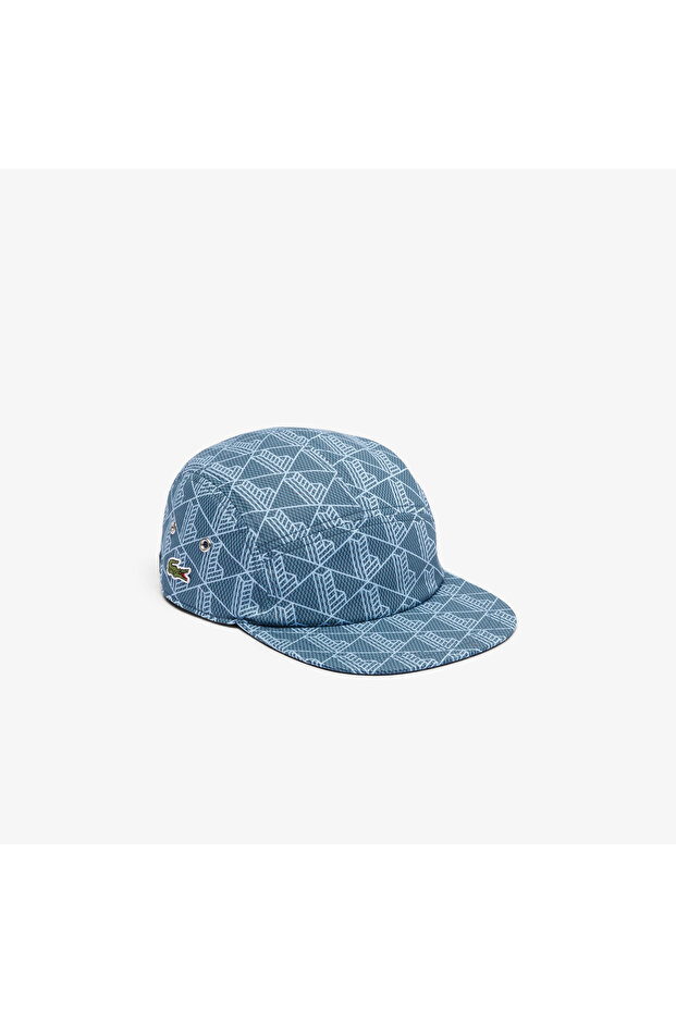 Unisex Monogram Mavi Şapka - 1