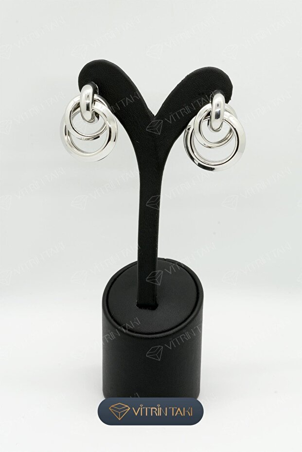 Gümüş Renk Küpe - 2